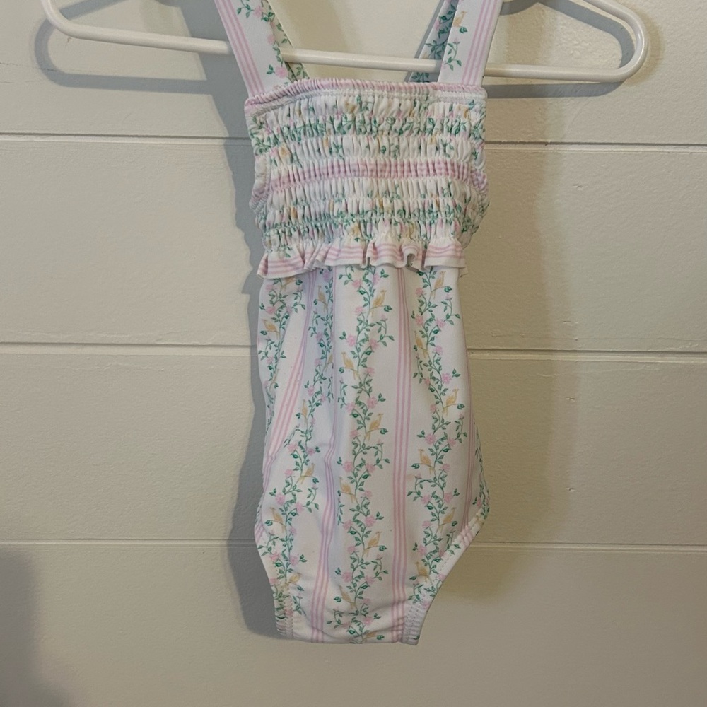 Edgehill floral smocked swimsuit
